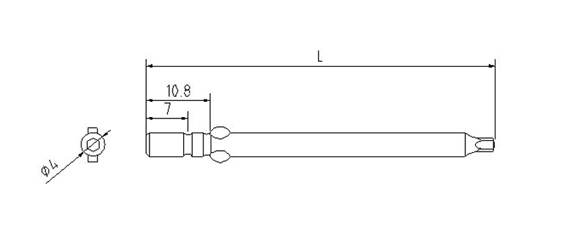 φ4六角起子头